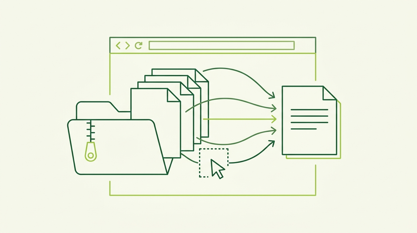 How to Merge ZIP Archives of PDFs in Your Browser