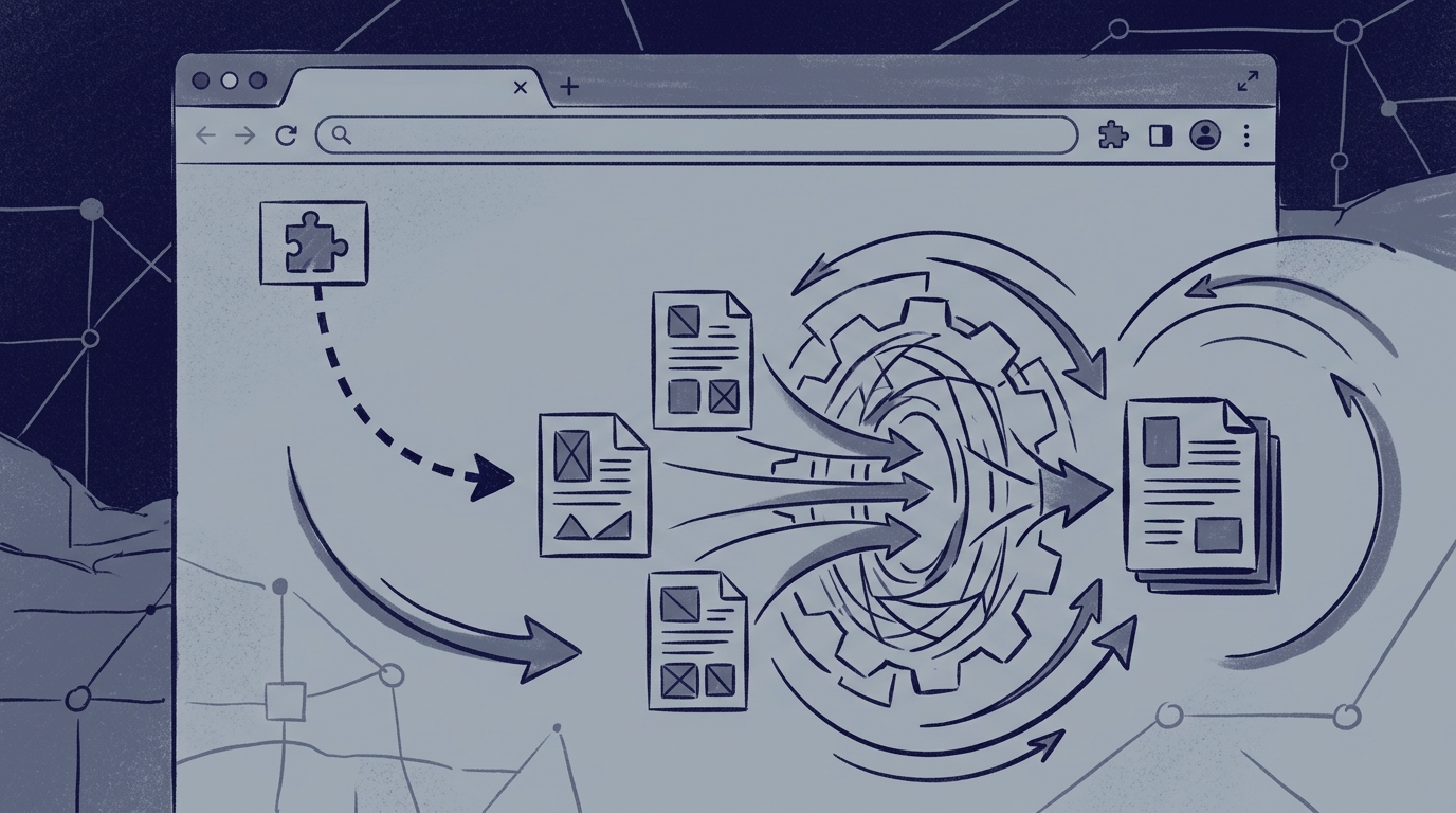Merge a PDF from Your Chrome Browser Toolbar