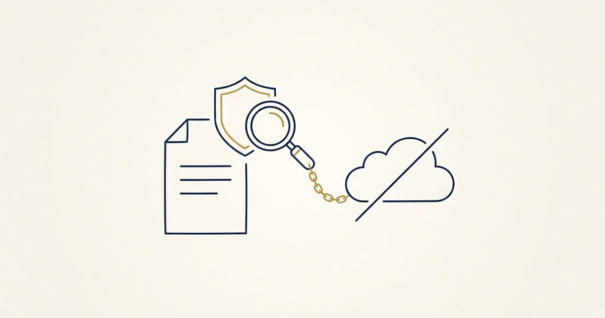 The Data-Handling Risk of Uploading PDFs to a Cloud Merger